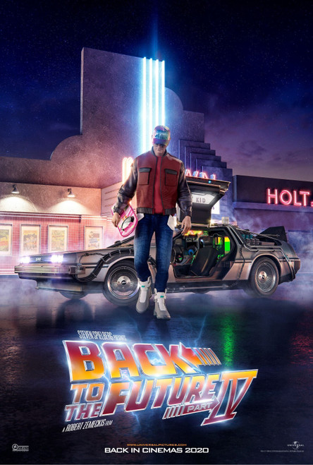 back to the future 9 Poster Canvas Movie Film Print A0 A1 A2 A3 A4 A5 A6 Art Wal