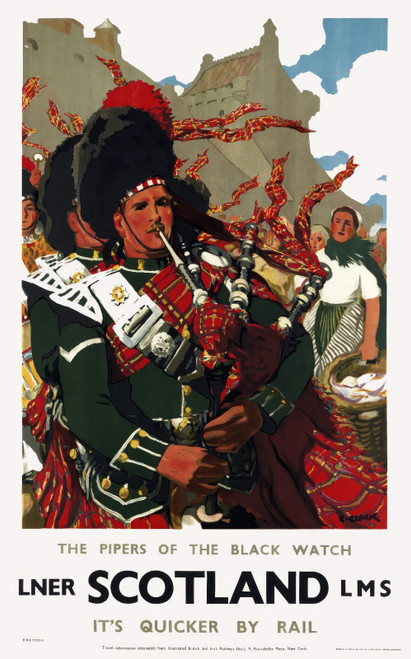 50351534558_CLARK, Christopher (1875-1942). Scotland, The Pipers of the Black Wa