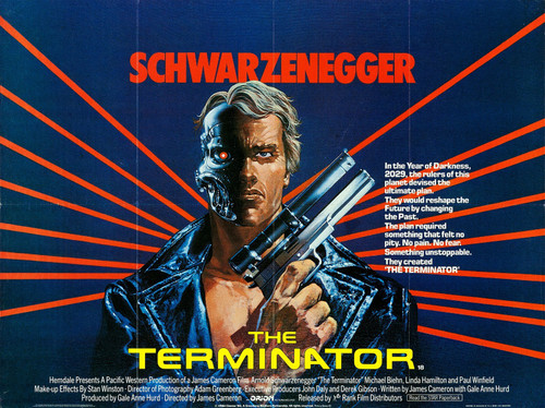 The Terminator (1984)_4 Poster Canvas Movie Film Print A0 A1 A2 A3 A4 A5 A6 Art