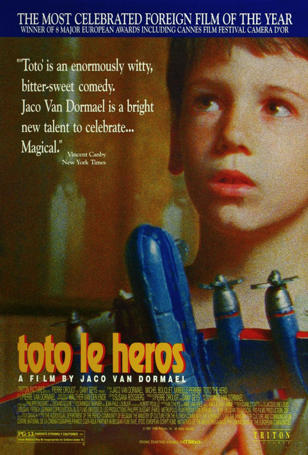Toto le Heros (1992)_2 Poster Canvas Movie Film Print A0 A1 A2 A3 A4 A5 A6 Art W