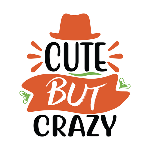 Cute But Crazy-01 (2) Poster Canvas Movie Film Print A0 A1 A2 A3 A4 A5 A6 Art Wa