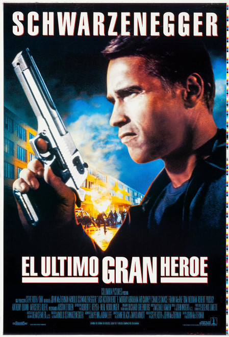 Last Action Hero (1993)_3 Poster Canvas Movie Film Print A0 A1 A2 A3 A4 A5 A6 Ar