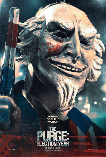 The Purge_ Election Year (2016)_7 Poster Canvas Movie Film Print A0 A1 A2 A3 A4