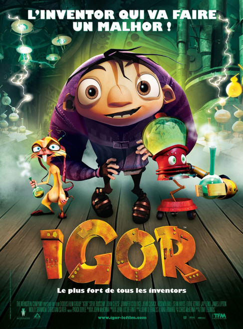 Igor (2008)_5 Poster Canvas Movie Film Print A0 A1 A2 A3 A4 A5 A6 Art Wall Decor