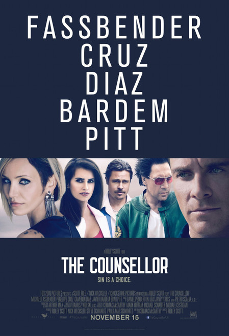 The Counselor (2013)_7 Poster Canvas Movie Film Print A0 A1 A2 A3 A4 A5 A6 Art W