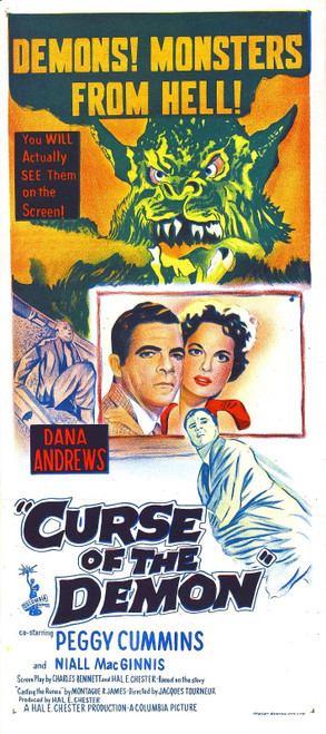 Curse Of Demon 06 Poster Canvas Print Art Painting Decor Reprint wall A0 A1 A2 A