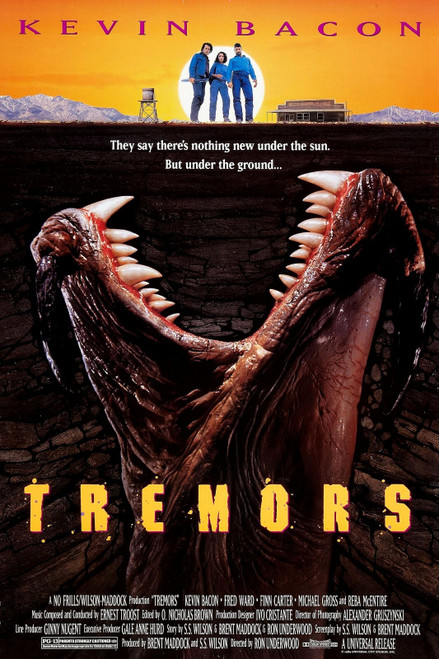Tremors Poster Canvas Movie Film Print A0 A1 A2 A3 A4 A5 A6 Art Wall Decoration