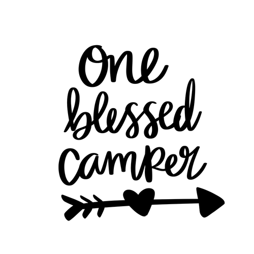 6. One Blessed Camper Poster Canvas Movie Film Print A0 A1 A2 A3 A4 A5 A6 Art Wa