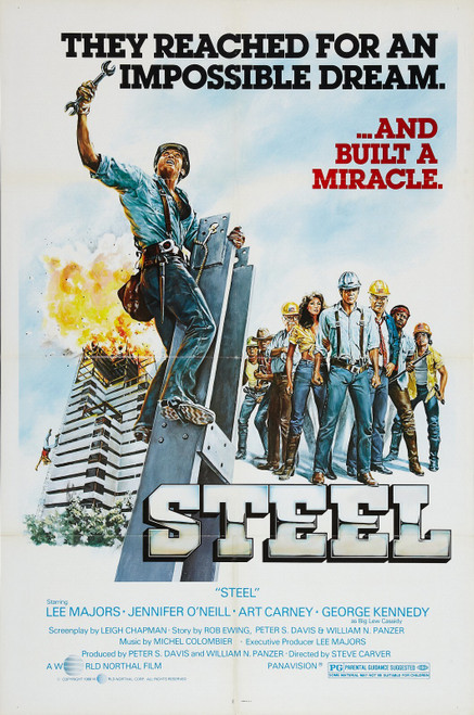 Steel (1979)_0 Poster Canvas Movie Film Print A0 A1 A2 A3 A4 A5 A6 Art Wall Deco
