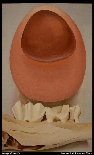 georgia-okeeffe---red-and-pink-rocks-and-teeth--jpb_17187893709_o(1) Poster Canv