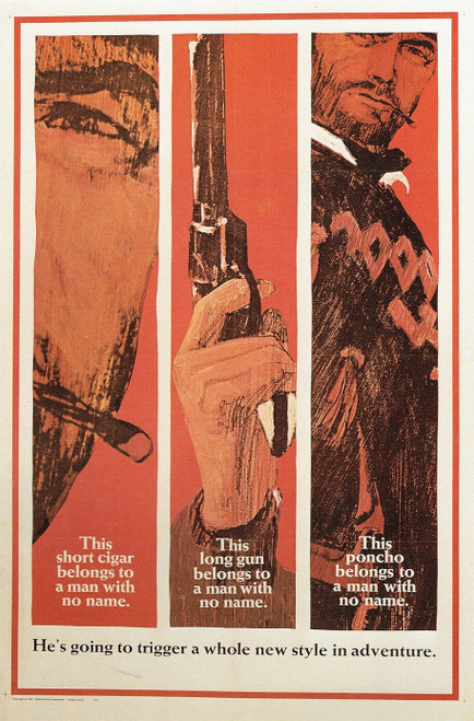 Fistful Of Dollars- US 1964 small Poster Canvas Movie Film Print A0 A1 A2 A3 A4