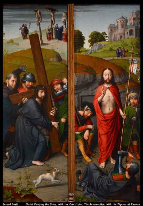 gerard-david---christ-carrying-the-cross-with-the-crucifixion-the-resurrection-w
