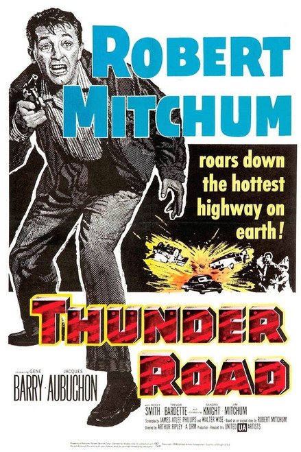 Thunder Road (1958)_0 Poster Canvas Movie Film Print A0 A1 A2 A3 A4 A5 A6 Art Wa