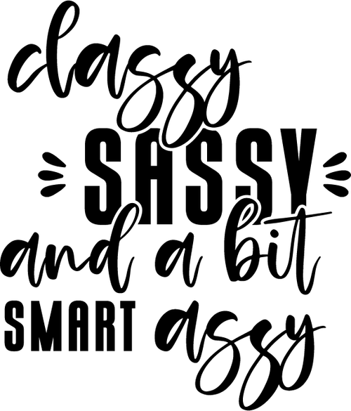 Classy Sassy And A Bit Smart Assy Poster Canvas Movie Film Print A0 A1 A2 A3 A4
