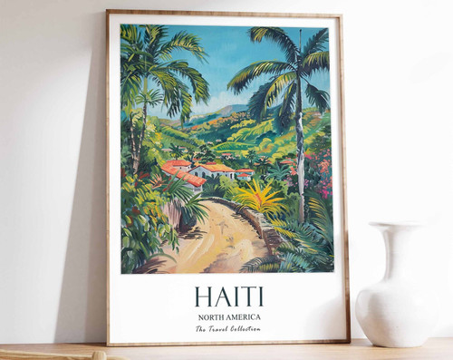 6_Haiti Print, Haiti Travel Poster, North America Travel Poster, Caribbean Print