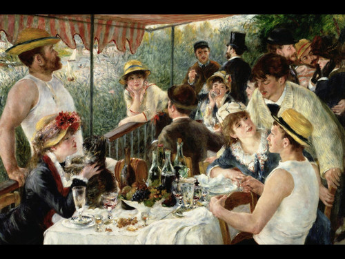 Luncheon of the Boating Party, Renoir, 1881 Poster Canvas Print Art Painting Dec