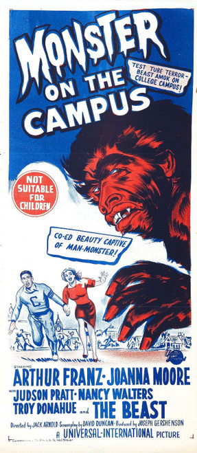 Monster On Campus 06 Poster Canvas Movie Film Print A0 A1 A2 A3 A4 A5 A6 Art Wal