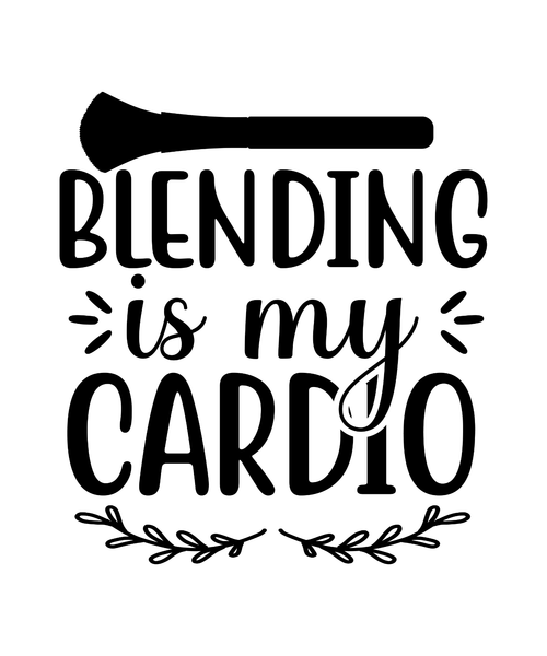 Blending is my cardio-01 (3) Poster Canvas Movie Film Print A0 A1 A2 A3 A4 A5 A6