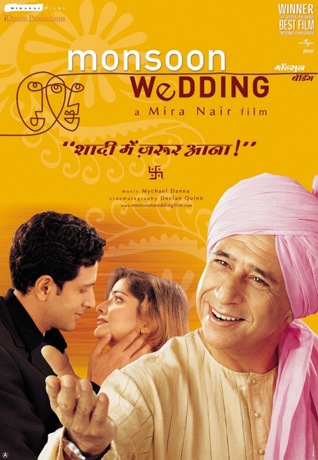 Monsoon Wedding (2002)_5 Poster Canvas Movie Film Print A0 A1 A2 A3 A4 A5 A6 Art