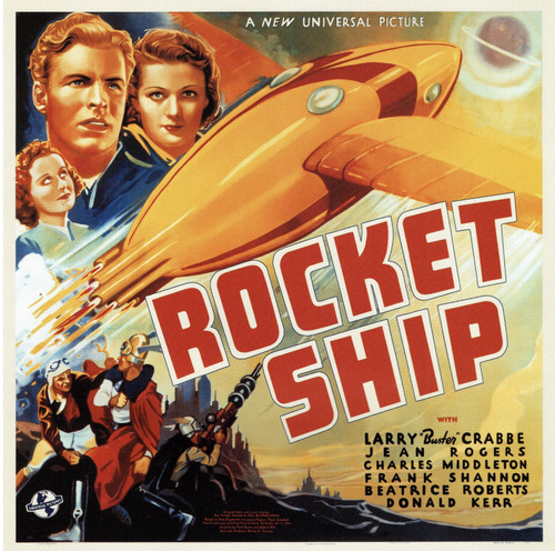 Rocket Shio(@) - US- 1938 Poster Canvas Movie Film Print A0 A1 A2 A3 A4 A5 A6 Ar