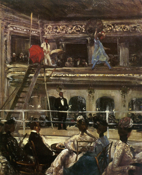 1901 Willliam Glackens Hammerstein's Roof Garden American painting Art Gallery P