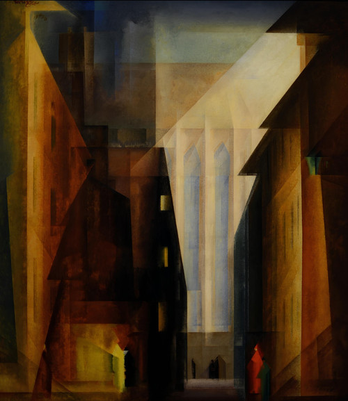 lyonel-feininger - -barfusserkirche-ii-church-of-minorites-ii - jpb_15379102460_