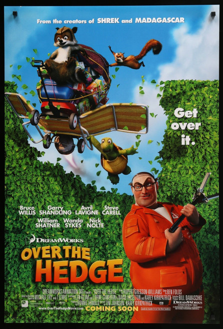 OVER THE HEDGE (2006) 1 Poster Canvas Movie Film Print A0 A1 A2 A3 A4 A5 A6 Art