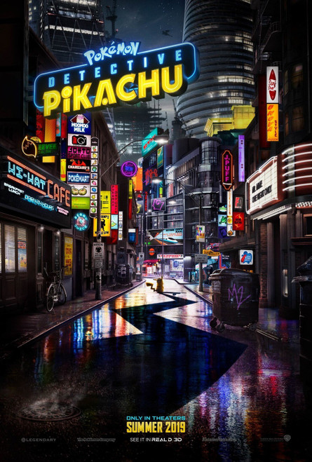 Pokémon Detective Pikachu (2019)_1 Poster Canvas Movie Film Print A0 A1 A2 A3 A4