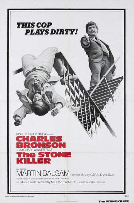 The Stone Killer (1973)_0 Poster Canvas Movie Film Print A0 A1 A2 A3 A4 A5 A6 Ar