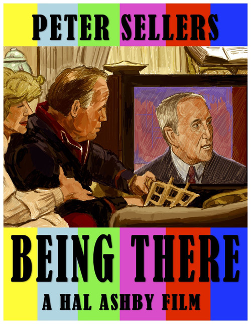 BEING THERE (1979) 8 Poster Canvas Movie Film Print A0 A1 A2 A3 A4 A5 A6 Art Wa