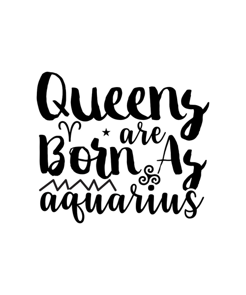 Queens Are Born As Aquarius-01 Poster Canvas Movie Film Print A0 A1 A2 A3 A4 A5