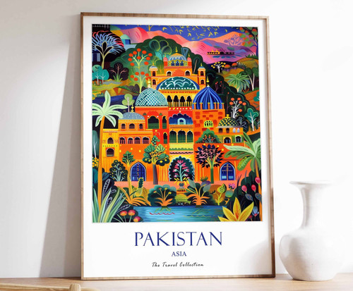 10_Pakistan Print, Pakistan Travel Poster, Islamic Print, Islamic Gift, Islamic