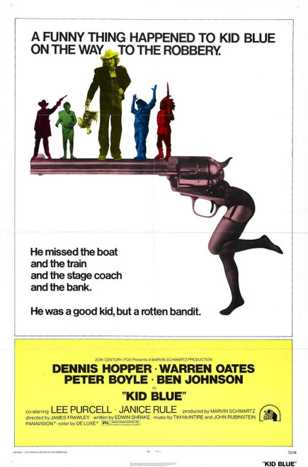Kid Blue (1973)_0 Poster Canvas Movie Film Print A0 A1 A2 A3 A4 A5 A6 Art Wall D
