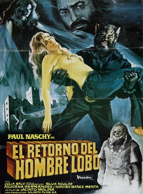 Return Of The Wolfman 01 Poster Canvas Movie Film Print A0 A1 A2 A3 A4 A5 A6 Art