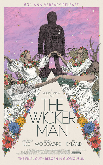 Wicker Man (1973)_4 Poster Canvas Movie Film Print A0 A1 A2 A3 A4 A5 A6 Art Wall