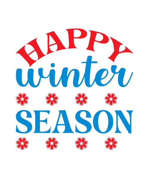 Happy Winter Season Poster Canvas Movie Film Print A0 A1 A2 A3 A4 A5 A6 Art Wall