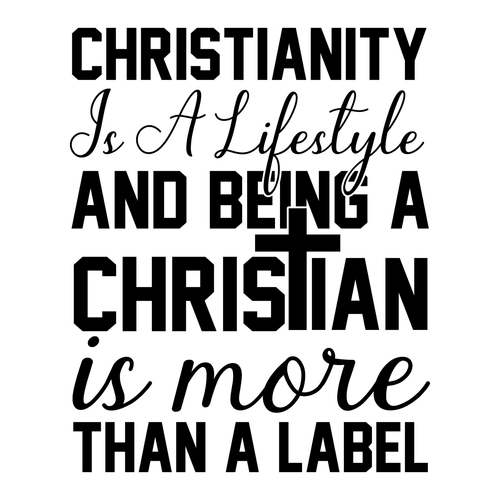 Christianity is a lifestyle. And being a Christian is more than a label-01 Poste
