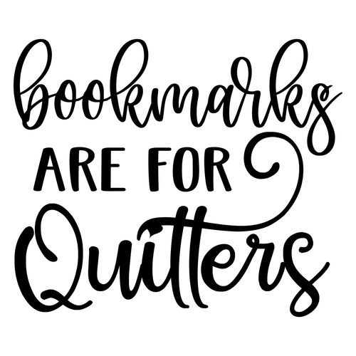 Bookmarks Are for Quitters-01 (2) Poster Canvas Movie Film Print A0 A1 A2 A3 A4