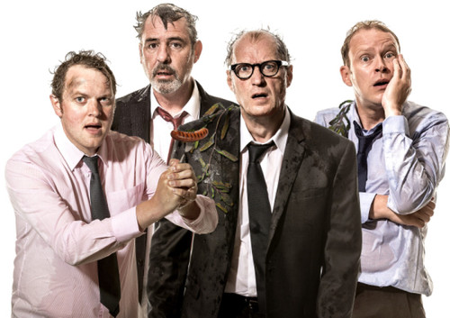 miles-jupp-neil-morrissey-ade-edmondson-and-robert-90625 Poster Canvas Movie Fil