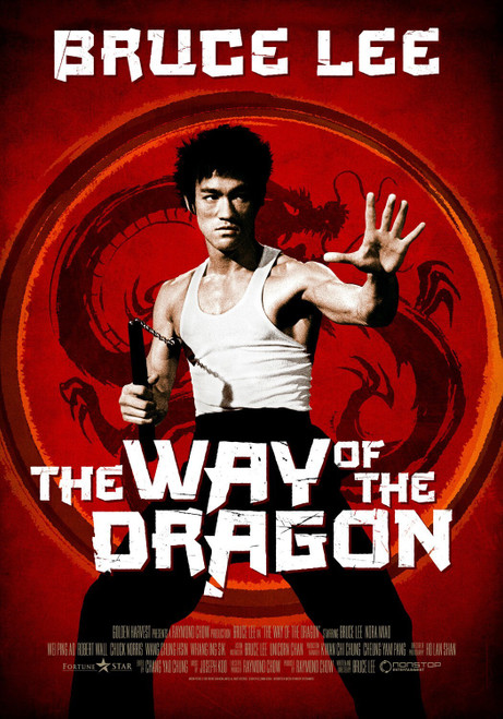 The Way of the Dragon (1972)_2 Poster Canvas Movie Film Print A0 A1 A2 A3 A4 A5