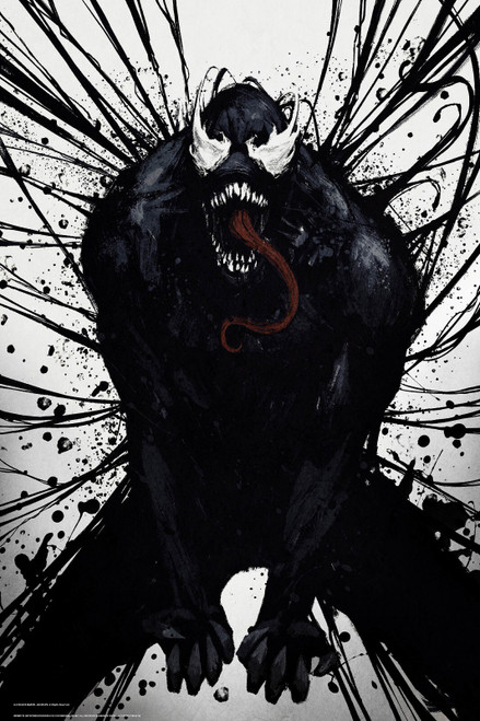 Venom (2018)_6 Poster Canvas Movie Film Print A0 A1 A2 A3 A4 A5 A6 Art Wall Deco