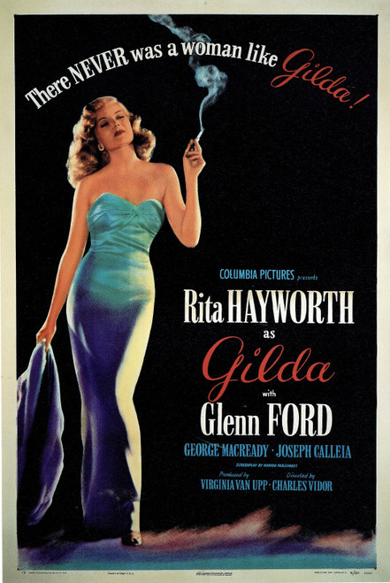 Gilda- Us- 1946 Poster Canvas Movie Film Print A0 A1 A2 A3 A4 A5 A6 Art Wall Dec