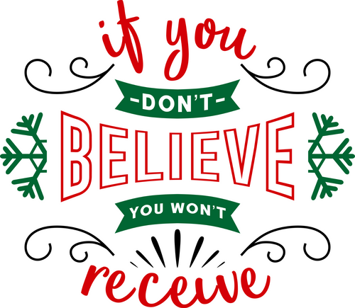 If You Dont Believe You Wont Receive Poster Canvas Movie Film Print A0 A1 A2 A3