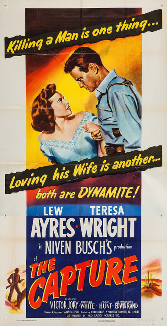 The Capture (1950)_2 Poster Canvas Movie Film Print A0 A1 A2 A3 A4 A5 A6 Art Wal