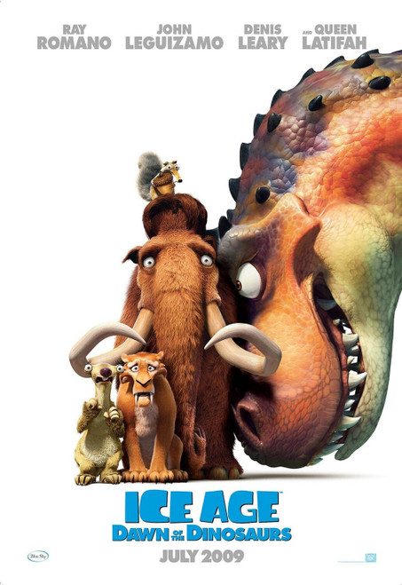 Ice_age_dawn_of_the_dinosaurs Poster Canvas Movie Film Print A0 A1 A2 A3 A4 A5 A