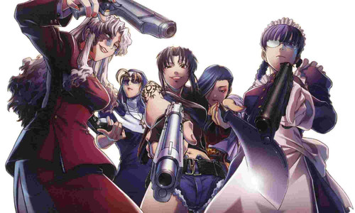 black lagoon 6 Poster Canvas Movie Film Print A0 A1 A2 A3 A4 A5 A6 Art Wall Deco