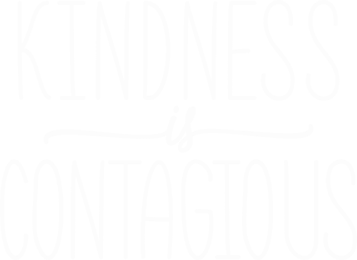 003 KindnessIsContagious wht Funny Poster Design Canvas Motivation Print A0 A1 A