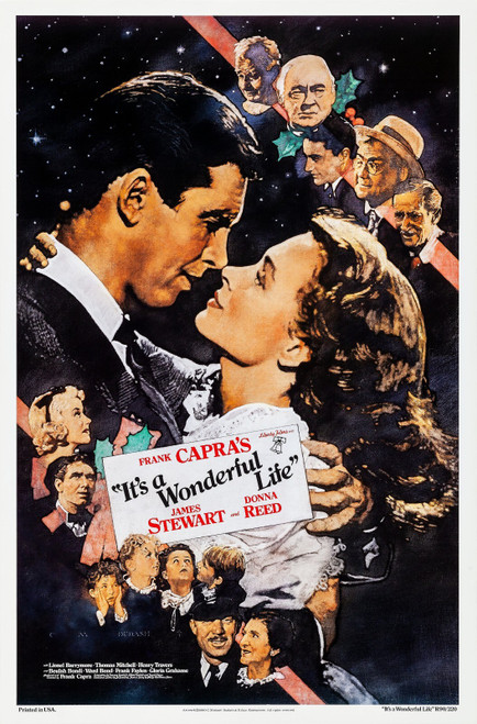 It_s a Wonderful Life (1946)_1 Poster Canvas Movie Film Print A0 A1 A2 A3 A4 A5