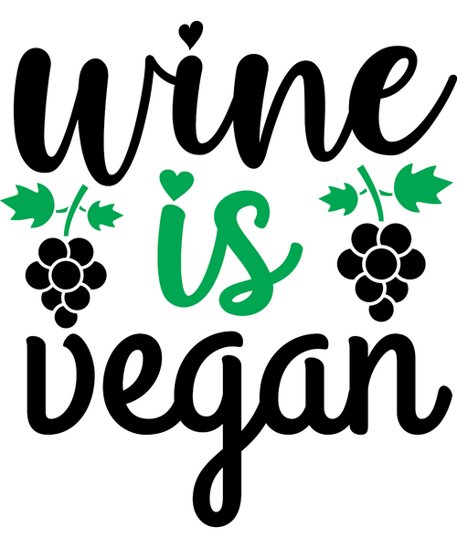 Wine is vegan-01 (2) Poster Canvas Movie Film Print A0 A1 A2 A3 A4 A5 A6 Art Wal