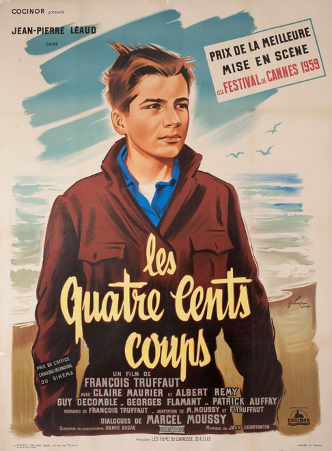 400 Blows 1959 Poster Canvas Movie Film Print A0 A1 A2 A3 A4 A5 A6 Art Wall D